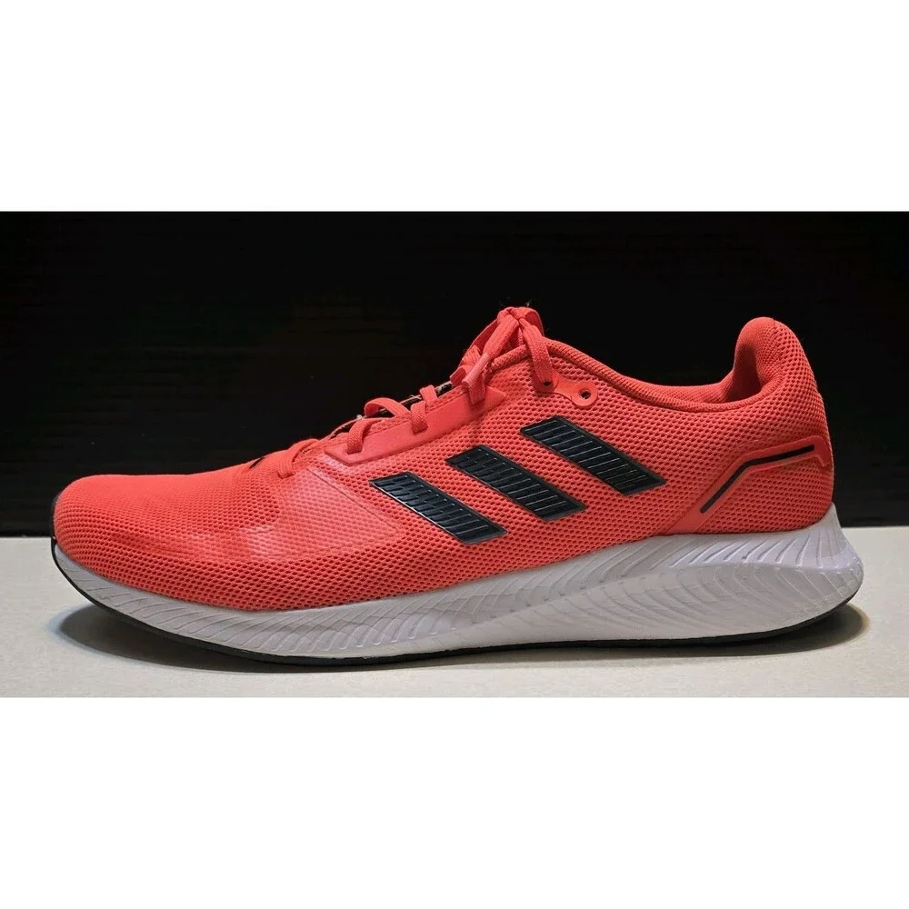Adidas Run Falcon 2.0 Running Lace up Men's Shoes Size 11.5, 2021 Solar Red, NEW - Picture 12 of 16
